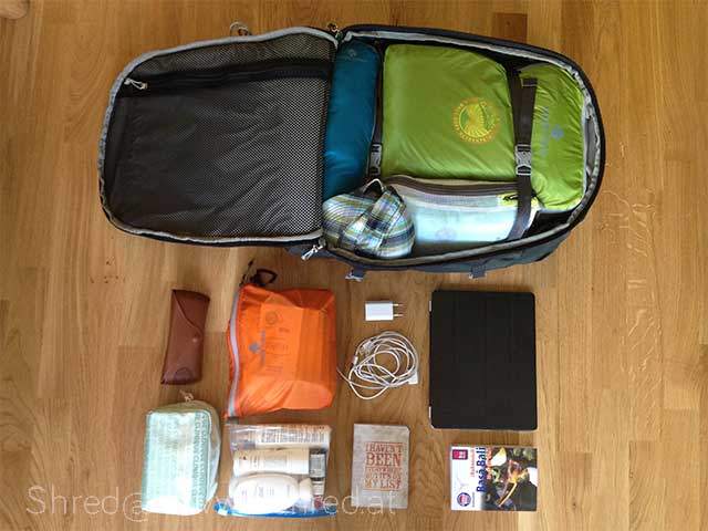 all the things that fit into my hand luggage