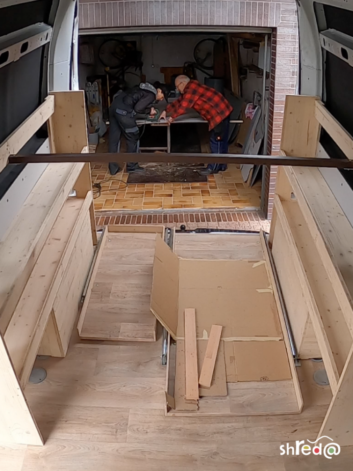 building a bed for our van